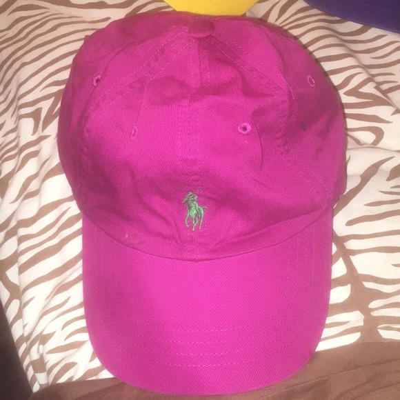 Polo Ralph Lauren Other - Fuchsia Ralph Lauren Polo hat with Green horse